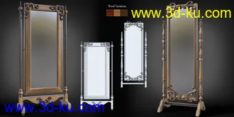 3D打印模型B.E.T.T.Y. Classic Cheval Mirrors的图片