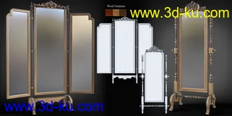 3D打印模型B.E.T.T.Y. Classic Cheval Mirrors的图片