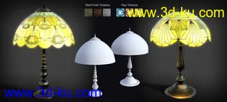 3D打印模型B.E.T.T.Y. Stained Glass Lamps的图片