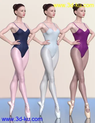 3D打印模型Ballet Icon Gala Outfits for Genesis 8.1 Female and Genesis 8.1 Male的图片