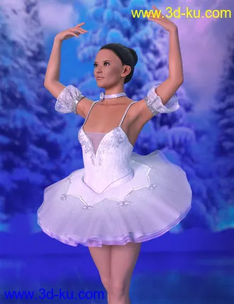 3D打印模型Ballet Icon Gala Outfits for Genesis 8.1 Female and Genesis 8.1 Male的图片