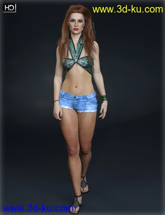 3D打印模型Bekka HD for Genesis 8.1 Female的图片