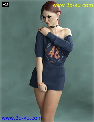 3D打印模型Bekka HD for Genesis 8.1 Female的图片
