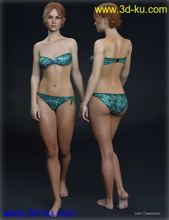 3D打印模型Bekka HD for Genesis 8.1 Female的图片