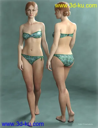 3D打印模型Bekka HD for Genesis 8.1 Female的图片