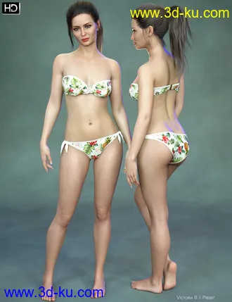 3D打印模型Blakely HD for Genesis 8.1 Female的图片