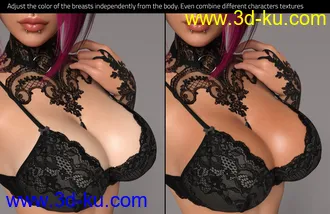3D打印模型Breast Utilities 2 for Genesis 8 and 8.1 Females的图片