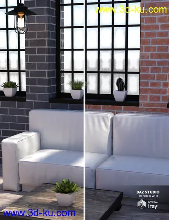 3D打印模型Brick Wall - Iray Shaders的图片