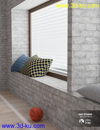 3D打印模型Brick Wall - Iray Shaders的图片