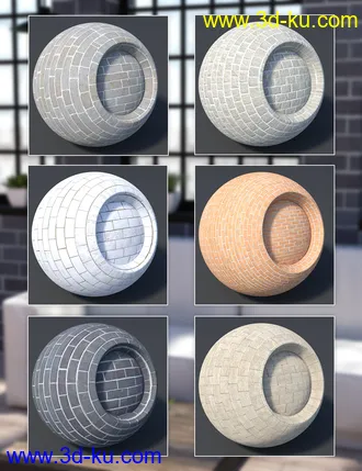 3D打印模型Brick Wall - Iray Shaders的图片