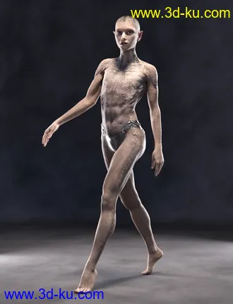 3D打印模型Calique and Calix HD for Genesis 8.1 Male的图片