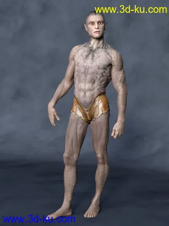 3D打印模型Calique and Calix HD for Genesis 8.1 Male的图片