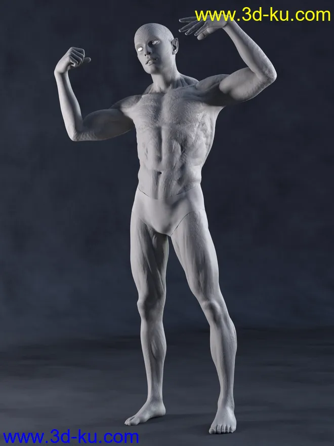 Calique and Calix HD for Genesis 8.1 Male模型的图片10