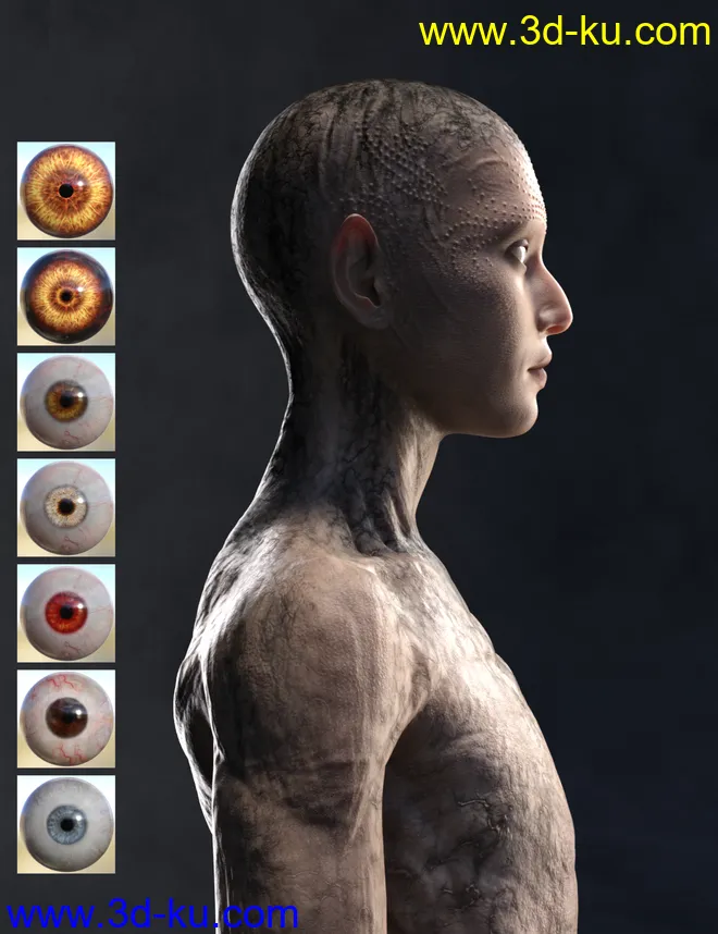 Calique and Calix HD for Genesis 8.1 Male模型的图片11