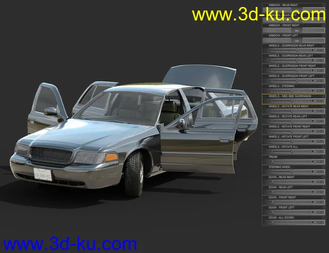Casual Family Sedan模型的图片4