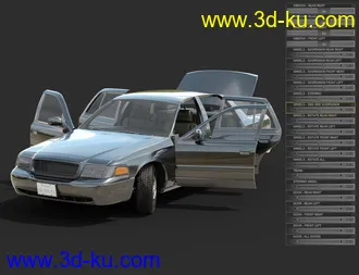 3D打印模型Casual Family Sedan的图片