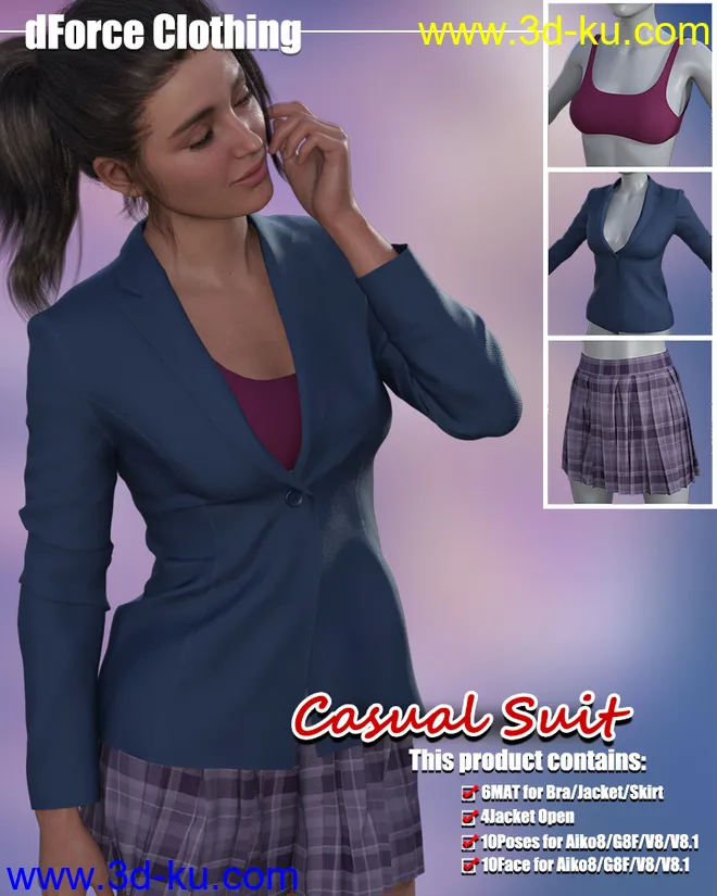 Casual Suit模型的图片1