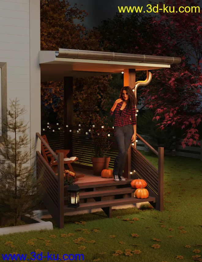 Casually II Poses for Genesis 8.1 Female模型的图片8