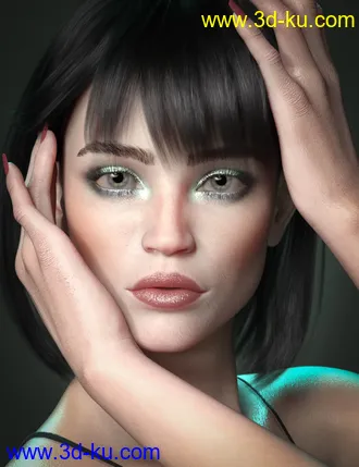 3D打印模型CB Cara HD for Genesis 8.1 Female的图片