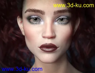 3D打印模型CB Cara HD for Genesis 8.1 Female的图片