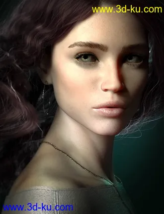 3D打印模型CB Cara HD for Genesis 8.1 Female的图片