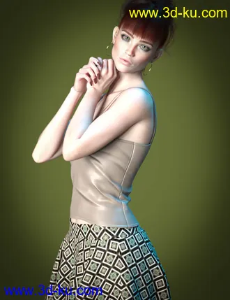 3D打印模型CB Cara HD for Genesis 8.1 Female的图片