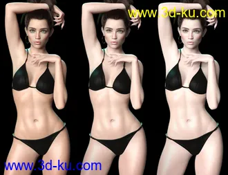 3D打印模型CB Cara HD for Genesis 8.1 Female的图片