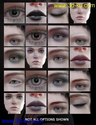 3D打印模型CB Ryilee HD for Genesis 8.1 Females的图片