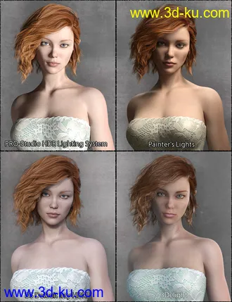 3D打印模型CC Lily for Genesis 8 Female的图片