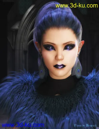 3D打印模型CC Lily for Genesis 8 Female的图片