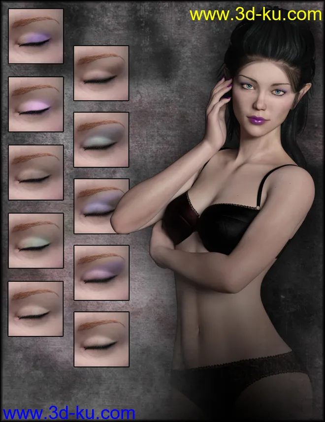 CC Lily for Genesis 8 Female模型的图片8
