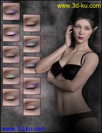 3D打印模型CC Lily for Genesis 8 Female的图片