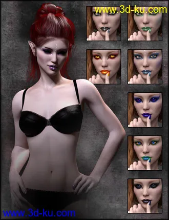 3D打印模型CC Lily for Genesis 8 Female的图片