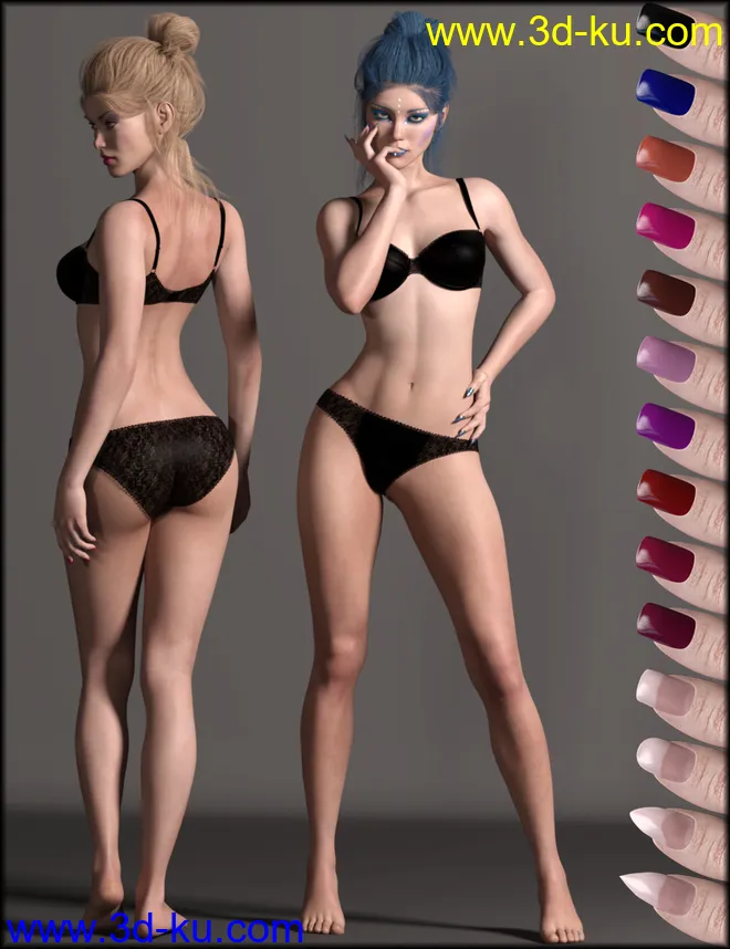 CC Lily for Genesis 8 Female模型的图片10