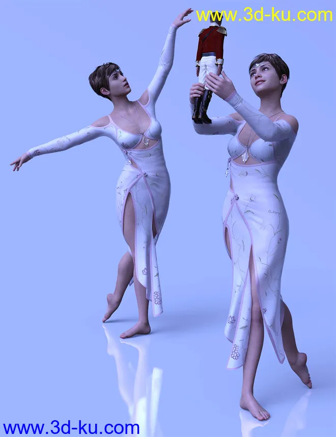 CDI Nutcracker Ballet Poses for Genesis 8.1模型的图片1
