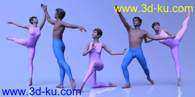 CDI Nutcracker Ballet Poses for Genesis 8.1模型的图片3