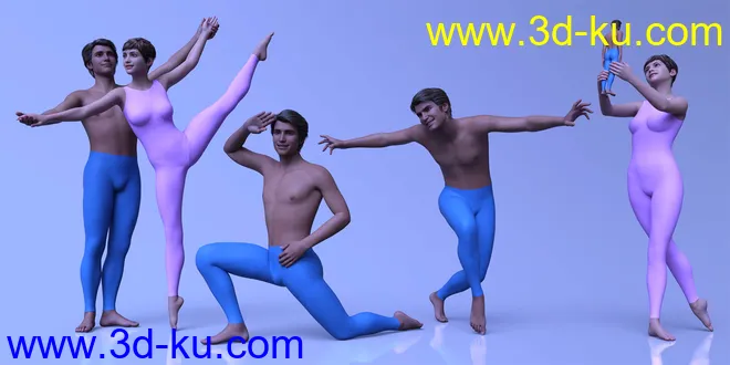 CDI Nutcracker Ballet Poses for Genesis 8.1模型的图片4