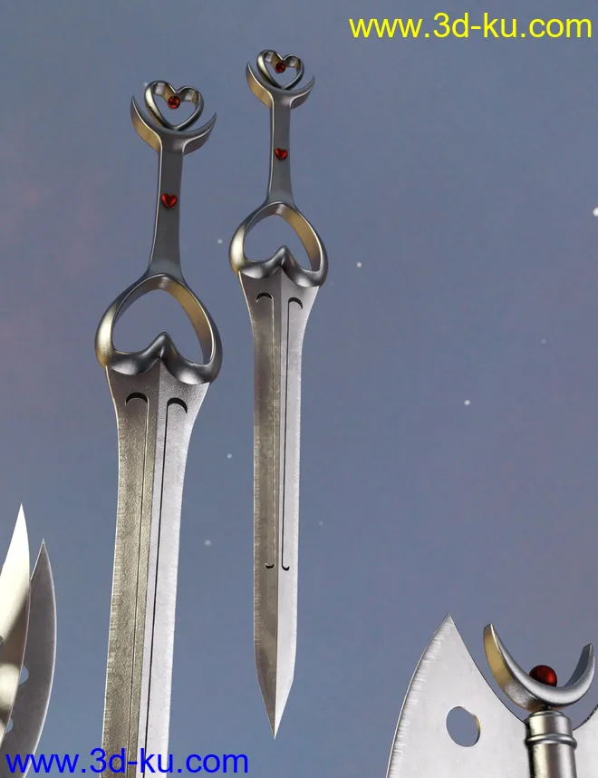 Celestial Moon Weapons Collection模型的图片12