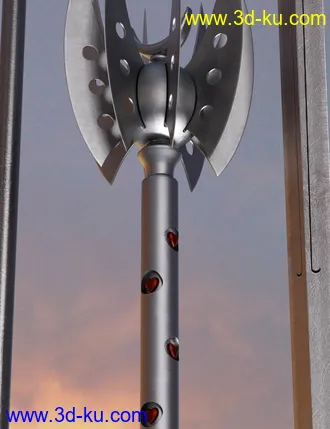 3D打印模型Celestial Moon Weapons Collection的图片