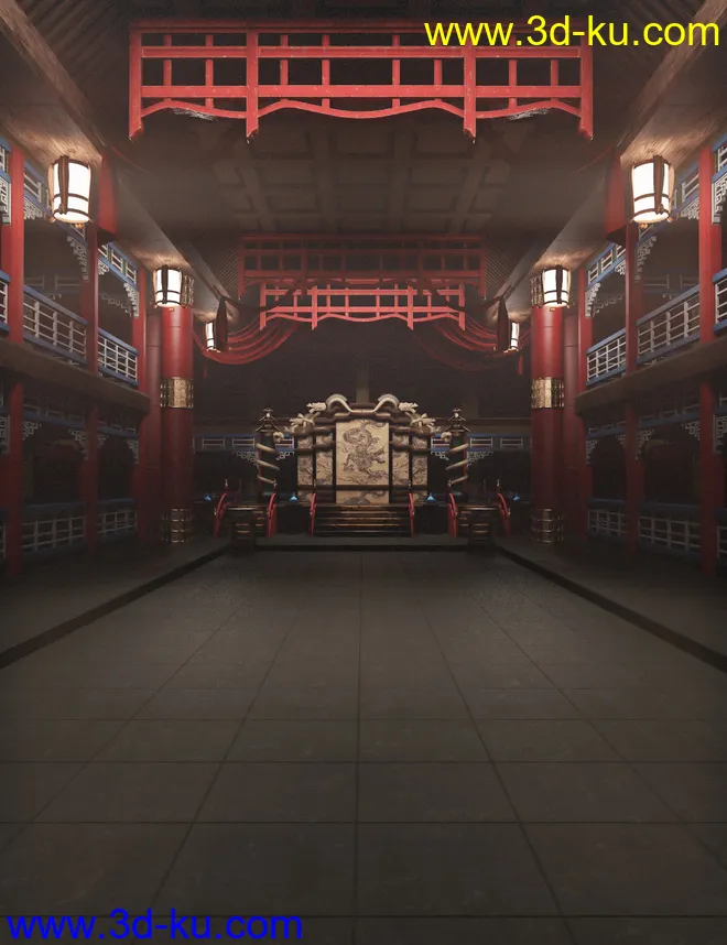Chinese Emperor’s Hall模型的图片1