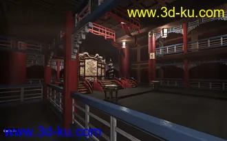 3D打印模型Chinese Emperor’s Hall的图片