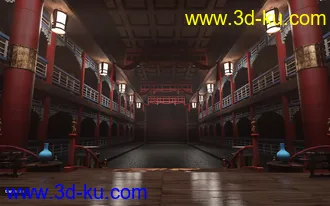 3D打印模型Chinese Emperor’s Hall的图片