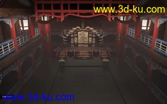 3D打印模型Chinese Emperor’s Hall的图片