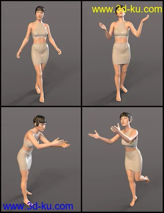 3D打印模型Christmas Snow Globe and Poses for Genesis 8 Female的图片