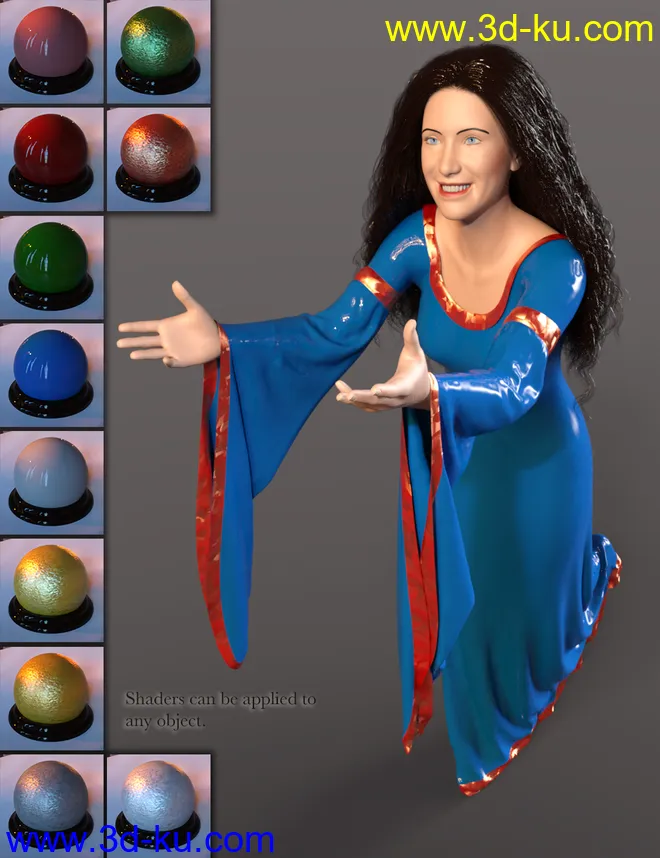 Christmas Snow Globe and Poses for Genesis 8 Female模型的图片6