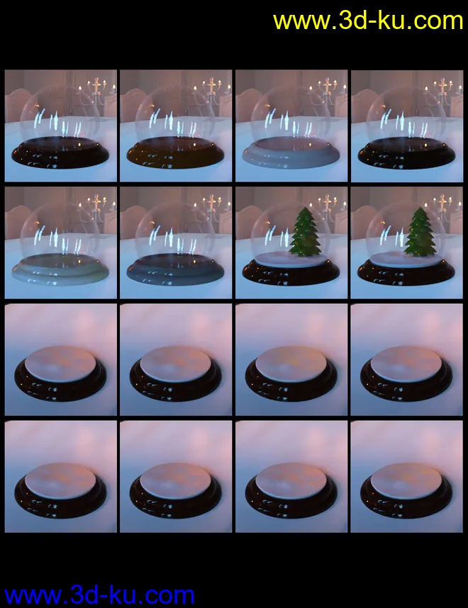Christmas Snow Globe and Poses for Genesis 8 Female模型的图片15