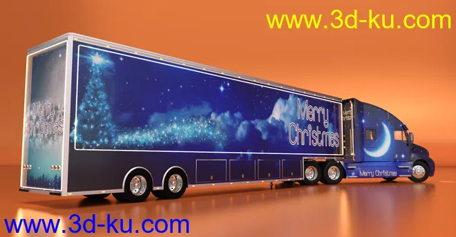 Christmas Truck模型的图片2