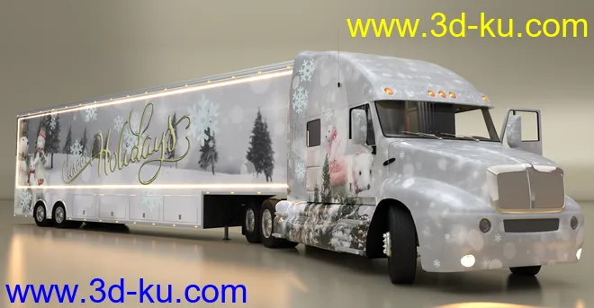Christmas Truck模型的图片3