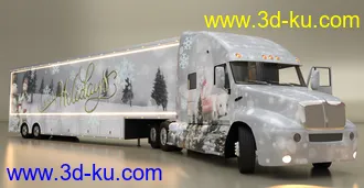 3D打印模型Christmas Truck的图片