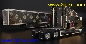 3D打印模型Christmas Truck的图片